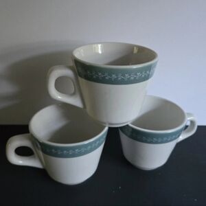 Amorlite J E Heath Mug Cup Set Of 3 From Mental Hospital Vintage Manitoba